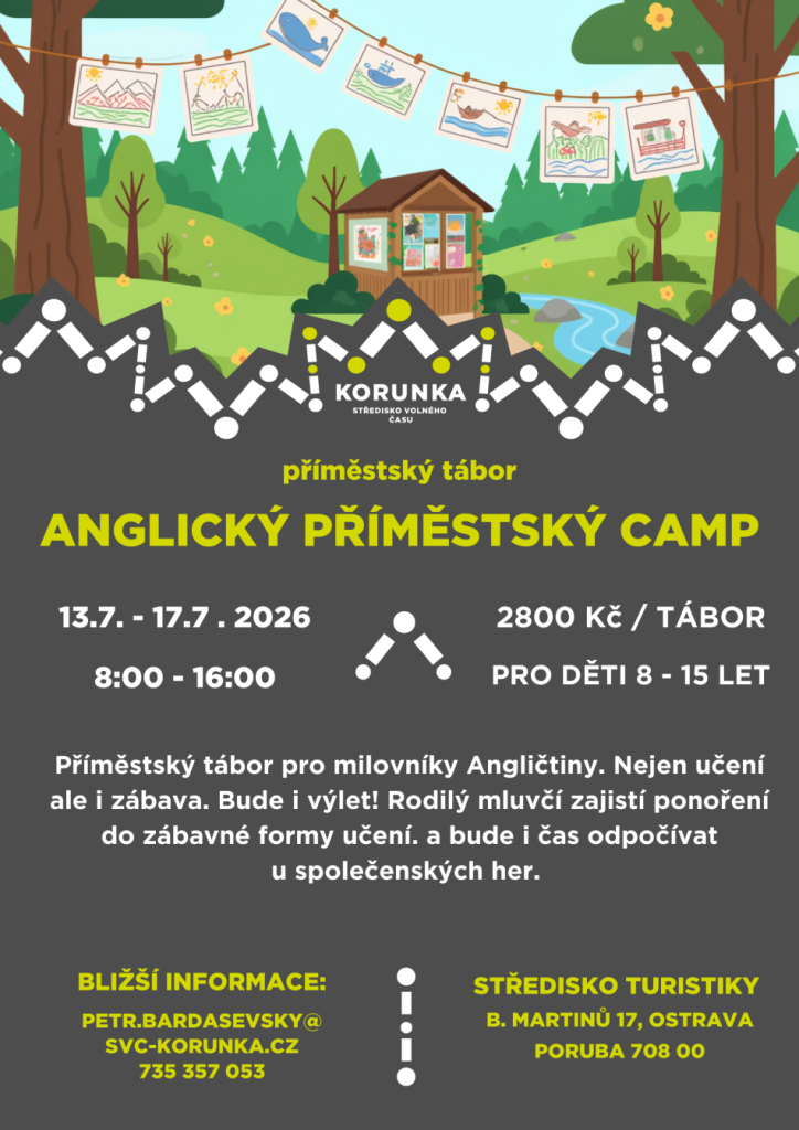 Anglický přiměstký camp