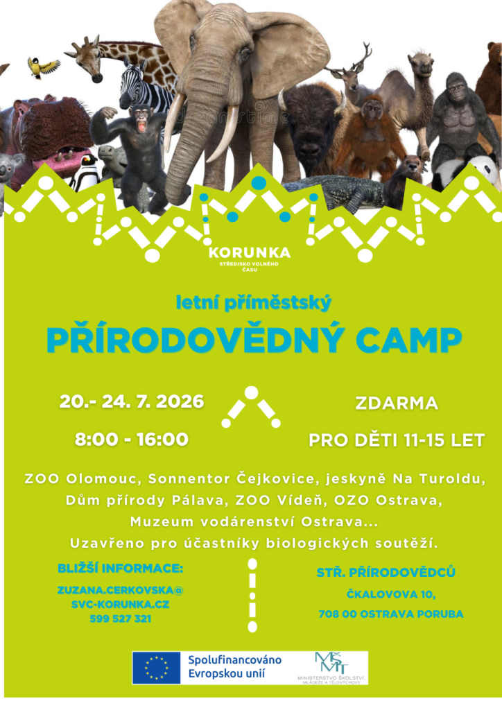 Letní příměstský přírodovědný camp