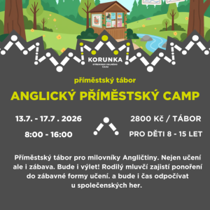 Anglický přiměstký camp