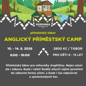 Anglický přiměstký camp
