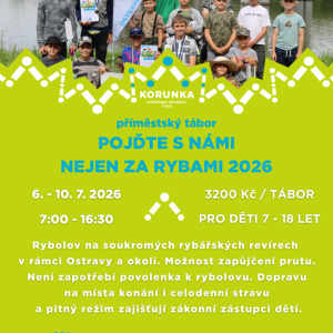 Pojďte s námi nejen za rybami 2026