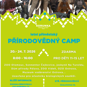 Letní příměstský přírodovědný camp