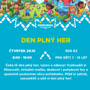 Den plný her